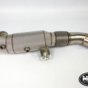BMW M140I B58 DOWNPIPE WITH 200 CELL HI-FLOW SPORTS CAT & HEAT SHIELD
