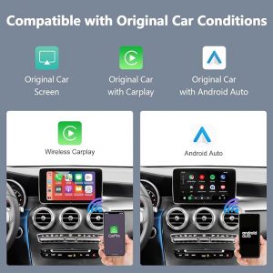 Mercedes C GLC W205 Class Wireless Apple Carplay & Android Auto 2016-2018
