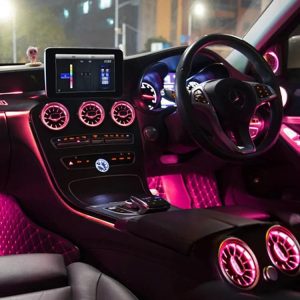 Mercedes W205 C Class Ambient Air-vent 64 colour Bluetooth App Control