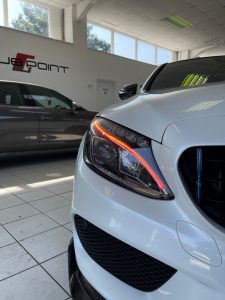 Mercedes C class W205 2014-2018 2019+ Multi-Color Bluetooth Daytime Running Lights