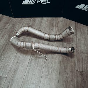 Mclaren 570S 540C 570GT 3.8L V8 Heat shielded decat downpipes