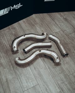 Mercedes C63 S AMG W205 3.5" Decat Downpipe