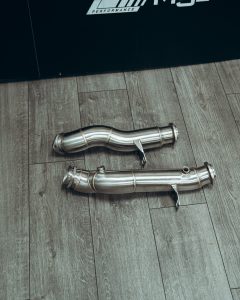 Mercedes C43 AMG W205 3.5" RHD Decat Downpipe